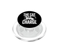 The Cat Is In Charge PopSockets PopGrip para MagSafe