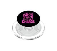 The Cat Is In Charge PopSockets PopGrip para MagSafe