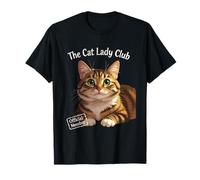 The Cat Lady Club Cozy Tabby Camiseta