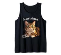 The Cat Lady Club Cozy Tabby Camiseta sin Mangas