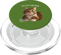 The Cat Lady Club Cozy Tabby PopSockets PopGrip para MagSafe