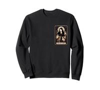 The Cat Lady Tarot Card Witchy Gothic Halloween Mystic Tee Sudadera