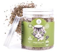 The Cat Park Hierba gatera seca de alta calidad para gatos, sin rellenos, 100 % orgánica, dos tazas, 50 gramos