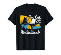 The cat thinks I'm the audiobook Camiseta