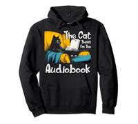 The cat thinks I'm the audiobook Sudadera con Capucha