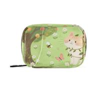 The Cat Under The Tree Bolsa de almacenamiento de medicamentos con compartimentos desmontables, organizador de píldoras fijable, 3 veces al día para bolso