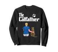 The Catfather American Shorthair Cat Dad Funny Cats Loves Sudadera