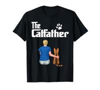 The Catfather Bengal Cat Dad Funny Kitty Cats Loves Camiseta