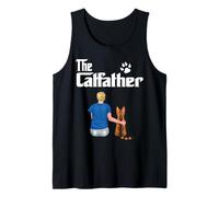 The Catfather Bengal Cat Dad Funny Kitty Cats Loves Camiseta sin Mangas