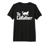 The Catfather Bengal Cat Lover Funny Father Cat Dad Camiseta Premium