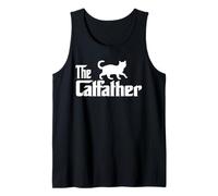 The Catfather Bengal Cat Lover Funny Father Cat Dad Camiseta sin Mangas
