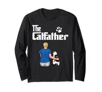 The Catfather British Shorthait Cat Dad Funny Cats Loves Manga Larga