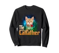 The Catfather Funny Kitten Cat Lover Funny Dad Fathers Day Sudadera