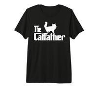 The Catfather Persian Cat Lover Funny Father Cat Dad Camiseta Premium