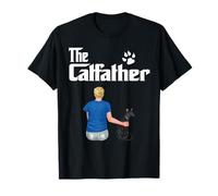 The Catfather Sphynx Cat Dad Funny Kitty Cats Loves Camiseta