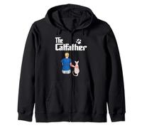 The Catfather Sphynx Cat Dad Funny Kitty Cats Loves Sudadera con Capucha