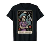 The Cath Lab Enfermera Catéter Laboratorio Enfermera Tarot Cardíaco Camiseta