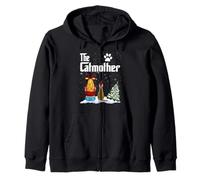 The Catmother American Shorthair Cat Mom Christmas Kitty Sudadera con Capucha