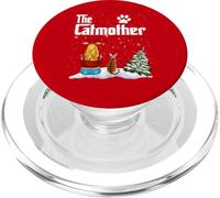 The Catmother Bengal Cat Mom Christmas Funny Kitty Xmas PopSockets PopGrip para MagSafe