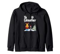The Catmother British Shorthait Cat Mom Christmas Kitty Xmas Sudadera con Capucha