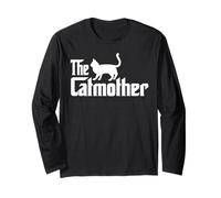 The Catmother Burmese Cat Lover Funny Mother Cat Mom Manga Larga