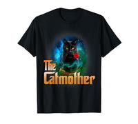 The Catmother Funny Kitten Cat Lover Funny Mom Mothers Day Camiseta