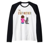 The Catmother Maine Coon Cat Lover Funny Mother Cat Mom Camiseta Manga Raglan