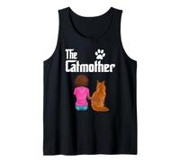 The Catmother Maine Coon Cat Lover Funny Mother Cat Mom Camiseta sin Mangas