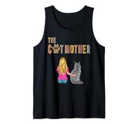 The Catmother Maine Coon Cat Lover Funny Mother Cat Mom Camiseta sin Mangas
