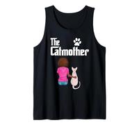 The Catmother Sphynx Cat Lover Kitty Mother Cat Mom Camiseta sin Mangas