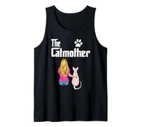 The Catmother Sphynx Cat Lover Kitty Mother Cat Mom Camiseta sin Mangas