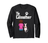 The Catmother Sphynx Cat Lover Kitty Mother Cat Mom Manga Larga