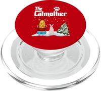 The Catmother Sphynx Cat Mom Christmas Funny Kitty Xmas PopSockets PopGrip para MagSafe