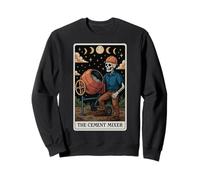 The Cement Mixer Hormigonera Esqueleto Tarot Card Witchy Sudadera