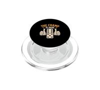 The Champ Is Here Dominó King Domino Player Tile Lover PopSockets PopGrip para MagSafe