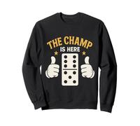 The Champ Is Here Dominó King Domino Player Tile Lover Sudadera