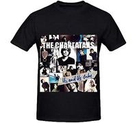 The Charlatans Us and Us Only Tour 80S Men T-Shirt Black Unisex Graphic tee XXL