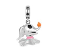 The Charmery Dije de Pesadilla antes de Navidad Zero The Dog de plata de ley 925 compatible con dijes Pandora y muchas otras pulseras de abalorios del Reino Unido., Metal