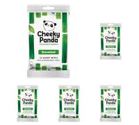 The Cheeky Panda Toallitas de Bambú - 12 Unidades Compactas | Biodegradables, Sin Plástico, Suaves con Aloe y Extracto de Manzana | Higiene Natural para Manos - Eco y Veganas (Paquete de 5)