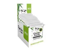 The Cheeky Panda Toallitas de Bambú - Caja de 12 Paquetes x 12 Uds | Biodegradables, Sin Plástico, Suaves con Aloe y Extracto de Manzana | Higiene Natural y Vegana