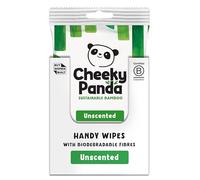 The Cheeky Panda Toallitas de Bambú - Caja de 12 Paquetes x 12 Uds | Biodegradables, Sin Plástico, Suaves con Aloe y Extracto de Manzana | Higiene Natural y Vegana