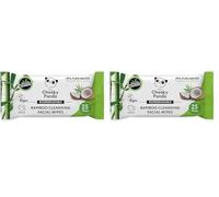 The Cheeky Panda Toallitas Quitamaquillaje de Bambú | Removedor de Maquillaje de Ojos | Paquete de 50 Toallitas Faciales Perfumadas de Coco | 99% Agua Purificada
