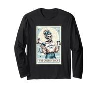 The Cheer Coach Mom Skeleton Gift Spooky Season Halloween Manga Larga