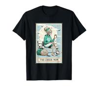 The Cheer Mom Skeleton Gift Mama Spooky Season Halloween Camiseta