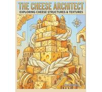 The Cheese Architect: Exploring Cheese Structures & Textures: A Creative Landmark Coloring Book for Adults and Teens