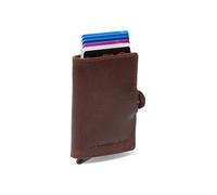 The Chesterfield Brand Baldwin Estuche para tarjetas de crédito Protección RFID Piel 6.5 cm marrón
