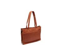 The Chesterfield Brand bolso shopper bolso de hombro con compartimento para portátil Adana Shopper Cognac marrón claro