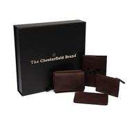 The Chesterfield Brand Cartera Protección RFID Piel 11.5 cm Caja de regalo marrón