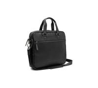 The Chesterfield Brand Cuero maletín bolsa de ordenador portátil con compartimento para portátil Montara Leather Laptopbag Black negro