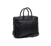 The Chesterfield Brand Cuero maletín bolsa de ordenador portátil con compartimento para portátil Tacama Leather Laptop Bag Black negro